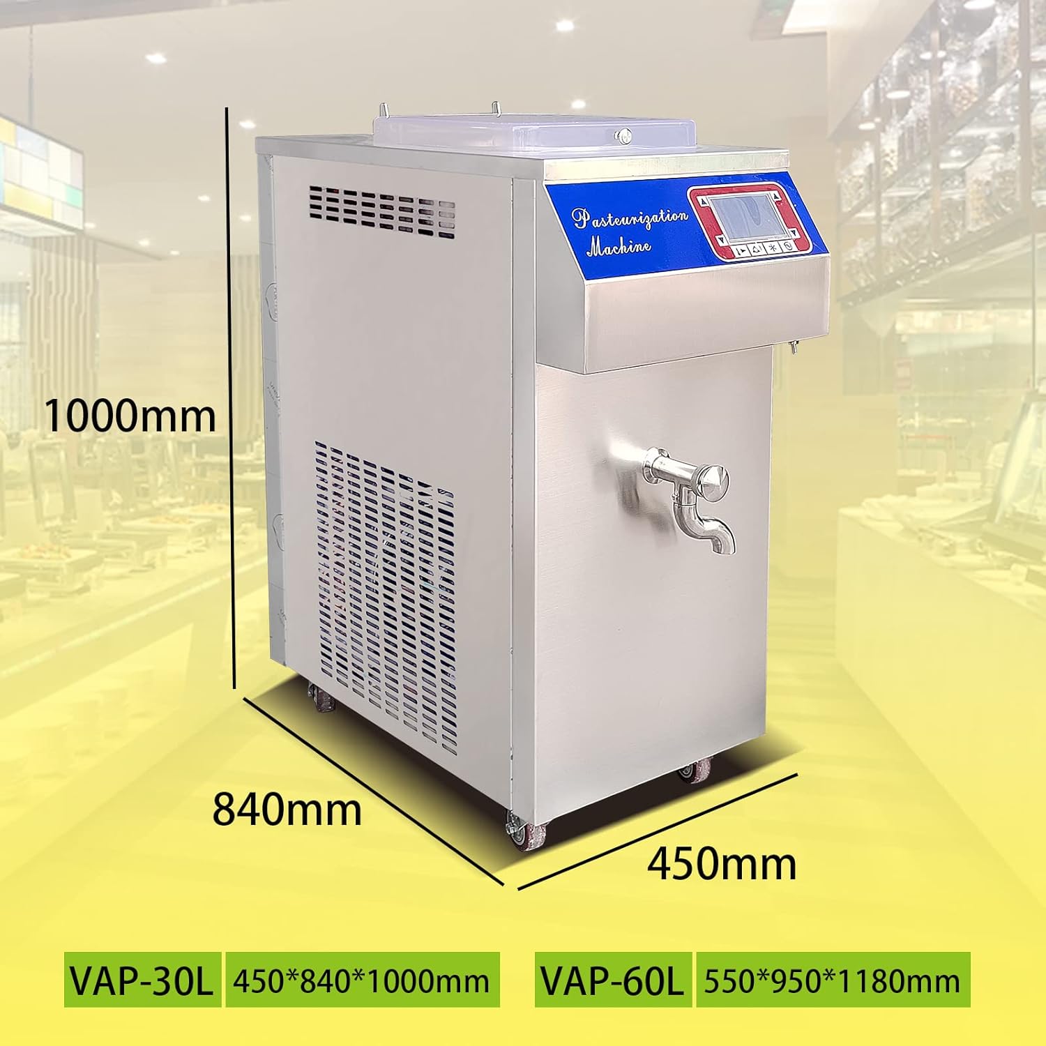 Ice Cream Pasteurizer Machine - Machine de pasteurisation de lait et