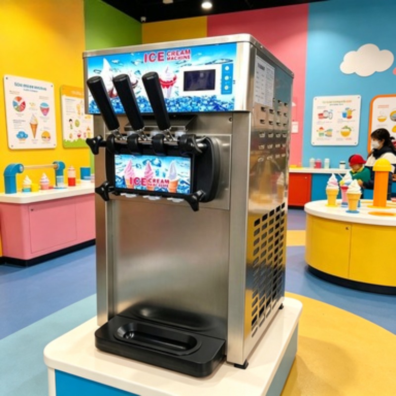 Frozen Yogurt Machine Commercial - Machine à crème glacée sur pied