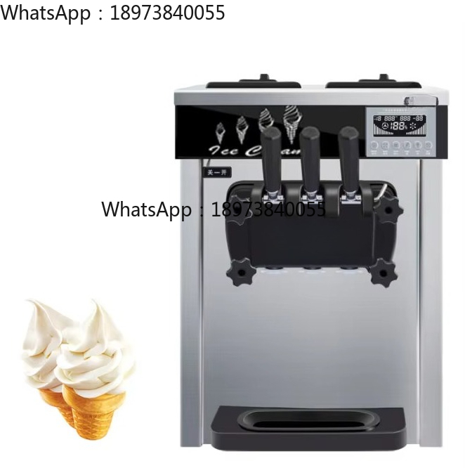 Soft Serve Ice Cream Machine 3 Flavor - Machine commerciale de fabrication de crème