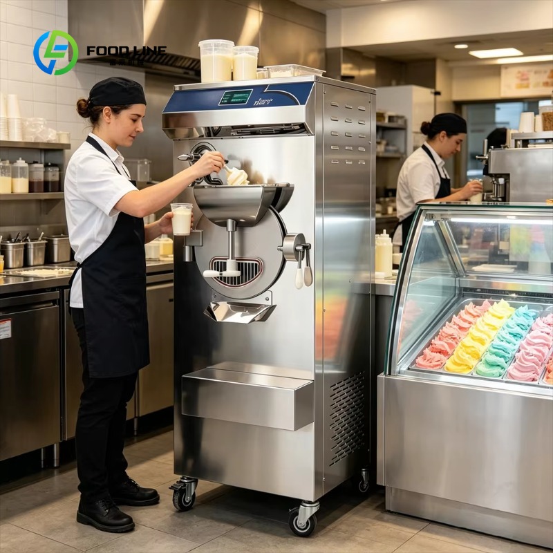 Commercial Gelato Maker Machine - Machine à glace dure professionnelle sur