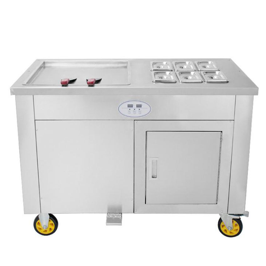 Rolled Ice Cream Machine Fried Plate - Machine à rouleaux de crème glacée