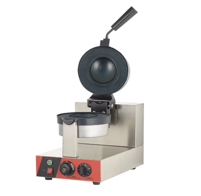 Commercial Gelato Maker Machine - Gaufrier électrique professionnel sans fumée, pour