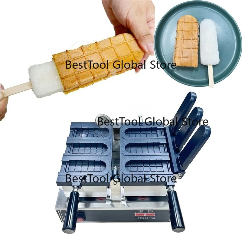 Commercial Popsicle Mold Maker Machine - Machine à gaufres professionnelle 3-en-1 avec