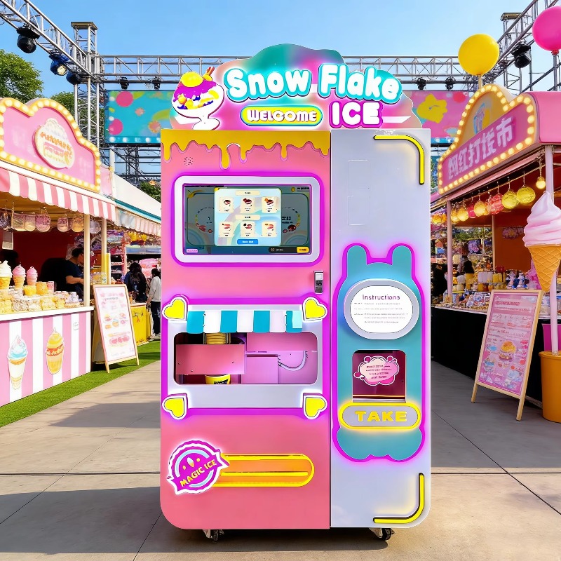 Ice Cream Cone Maker Commercial - Machine à glace pilée automatique commerciale,