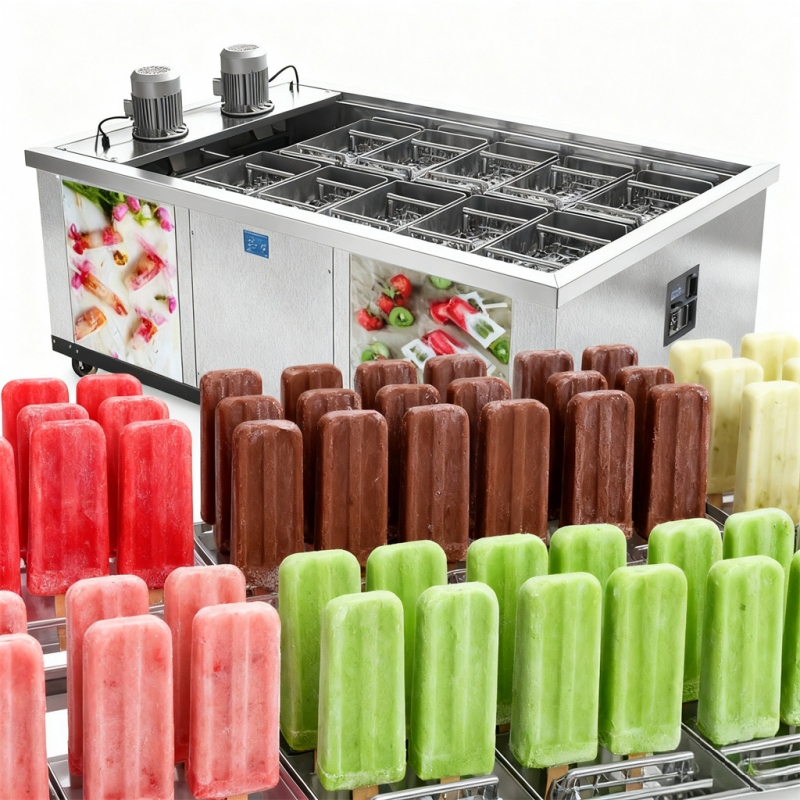 Commercial Popsicle Mold Maker Machine - Machine à sucettes glacées à 2