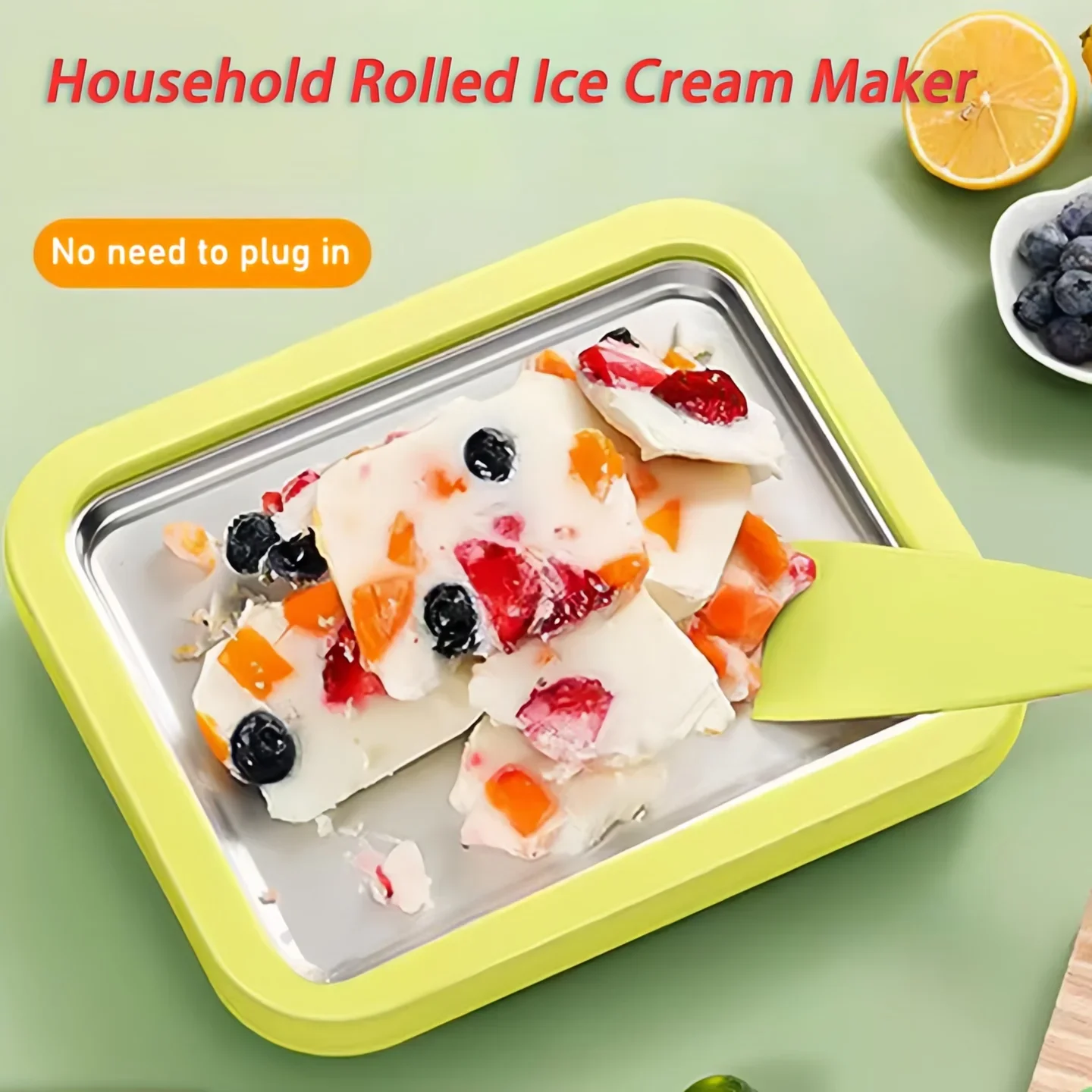 Machine à glace roulée multifo - Frozen Yogurt Machine Commercial avis et prix