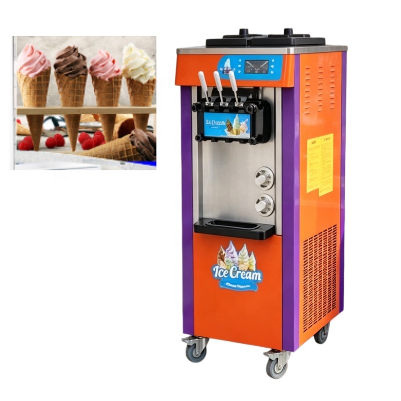 Machine à glace molle 3 saveur - Soft Serve Ice Cream Machine 3 Flavor avis et prix