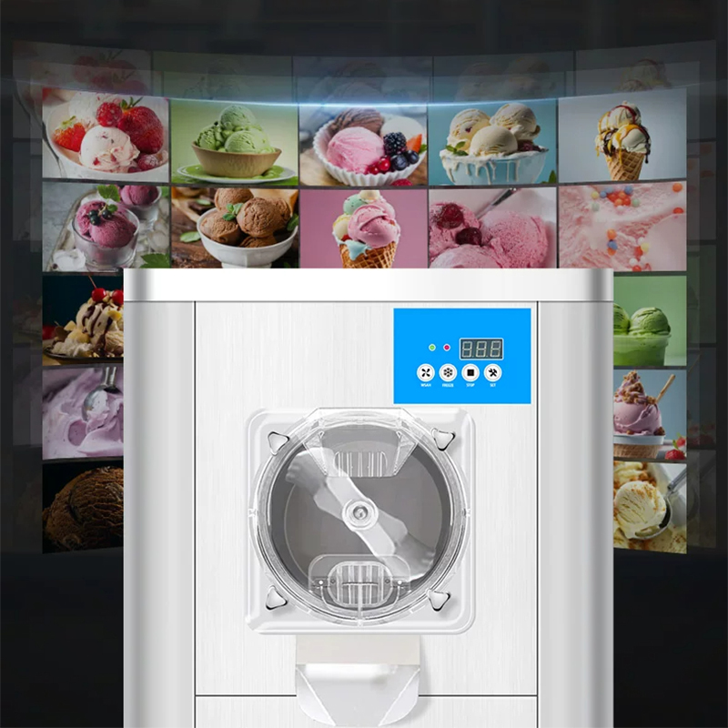 Machine à glace dure commercia - Commercial Ice Cream Machine Countertop avis et prix