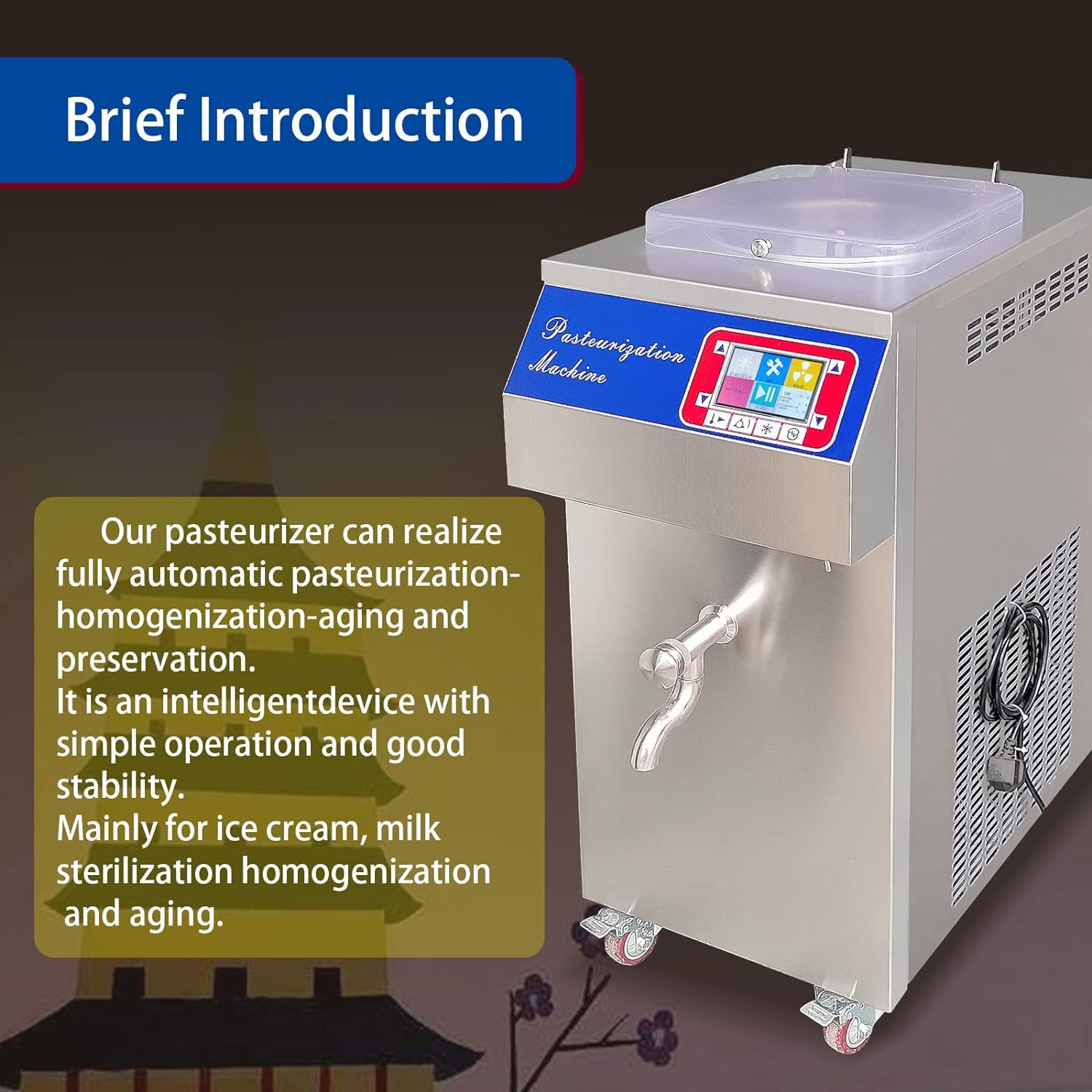 Machine de pasteurisation de l - Ice Cream Pasteurizer Machine avis et prix