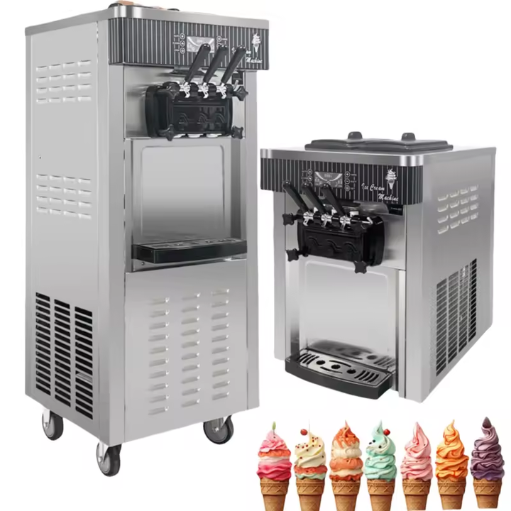 Nouvelle machine à crème glacé - Soft Serve Ice Cream Machine 3 Flavor avis et prix