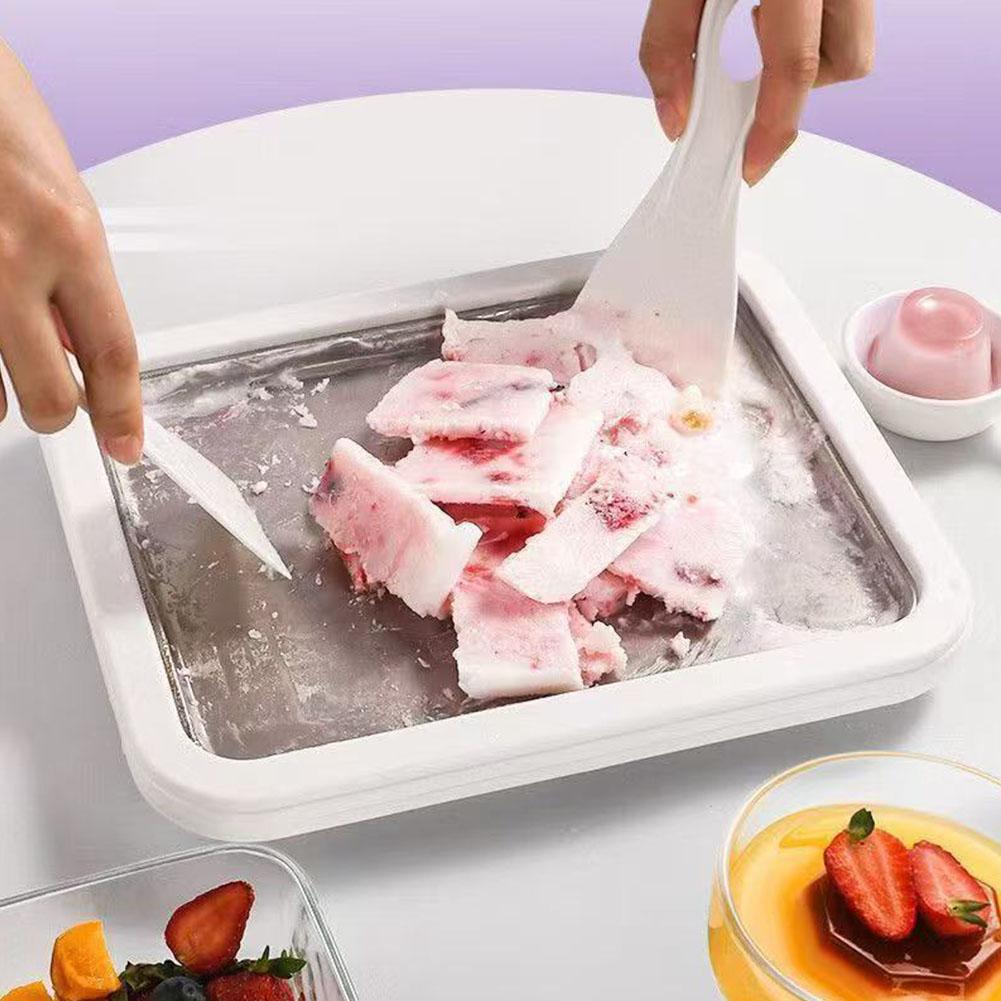 Machine de fabrication de roul - Rolled Ice Cream Machine Fried Plate avis et prix