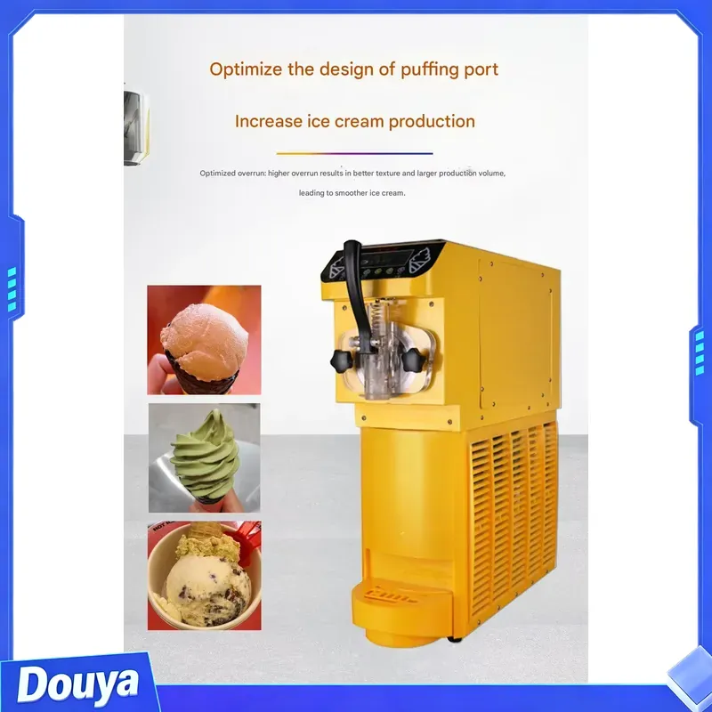 Machine à glace molle entièrem - Commercial Ice Cream Machine Countertop avis et prix