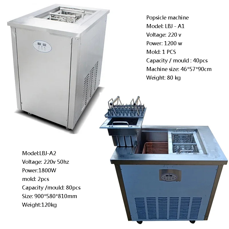 110V 220V personnalisé Commerc - Commercial Popsicle Mold Maker Machine avis et prix