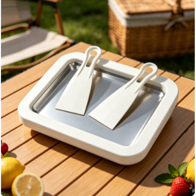 Machine à glace roulée instant - Rolled Ice Cream Machine Fried Plate avis et prix