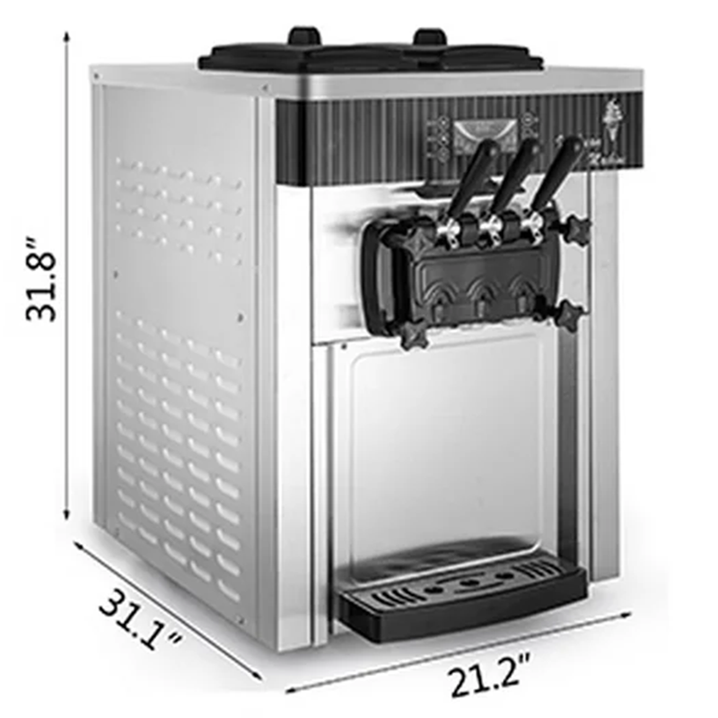 Machine à glace molle commerci - Commercial Ice Cream Machine Countertop avis et prix