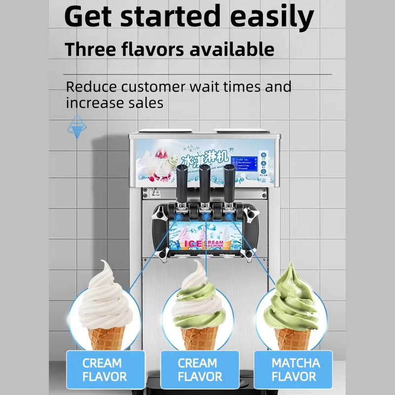 Machine à crème glacée domesti - Ice Cream Cone Maker Commercial avis et prix