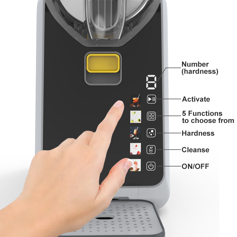 Nouveau 2L neige fondante Mach - Frozen Yogurt Machine Commercial avis et prix