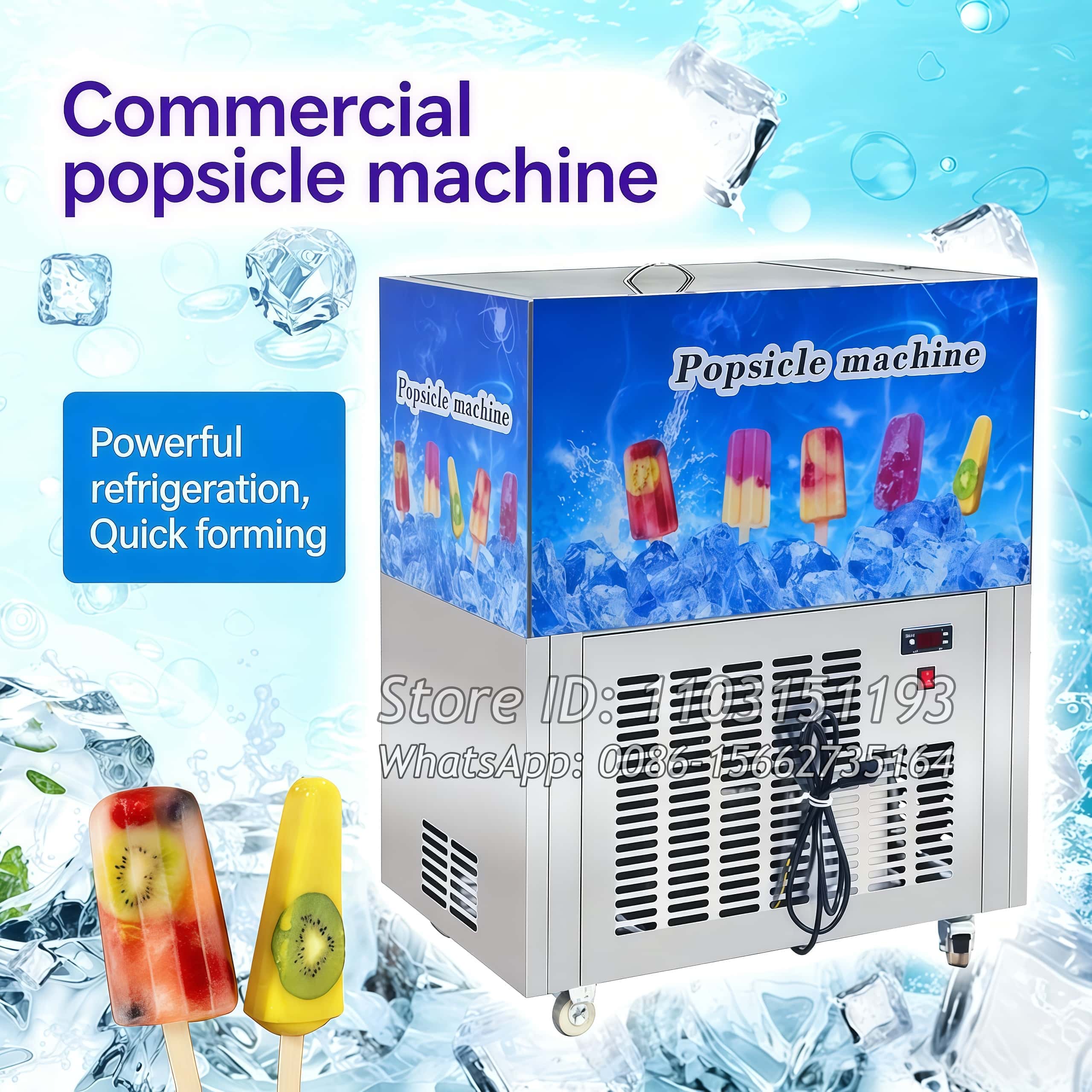 Machine à glaces commerciale m - Commercial Popsicle Mold Maker Machine avis et prix