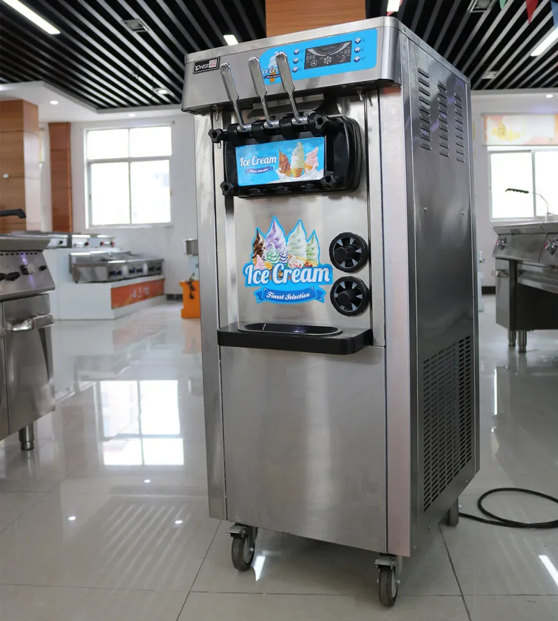 Machine à glace molle à usage  - Soft Serve Ice Cream Machine 3 Flavor avis et prix