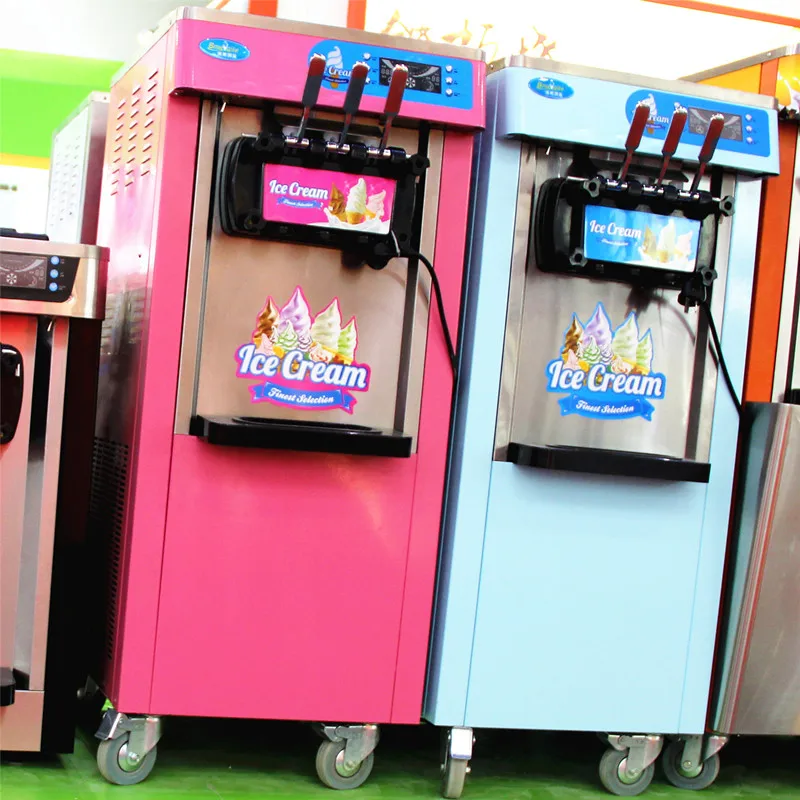 Machine à glace molle à usage  - Soft Serve Ice Cream Machine 3 Flavor avis et prix