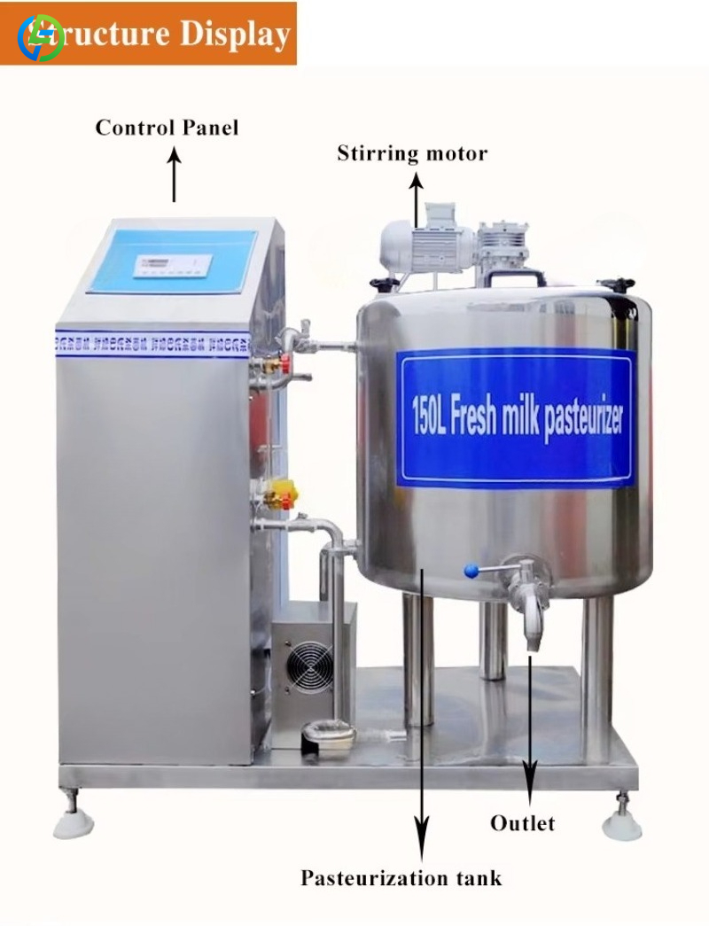 Pasteurisateur de lait industr - Ice Cream Pasteurizer Machine avis et prix