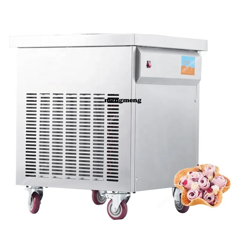 Machine commerciale de crème g - Rolled Ice Cream Machine Fried Plate avis et prix