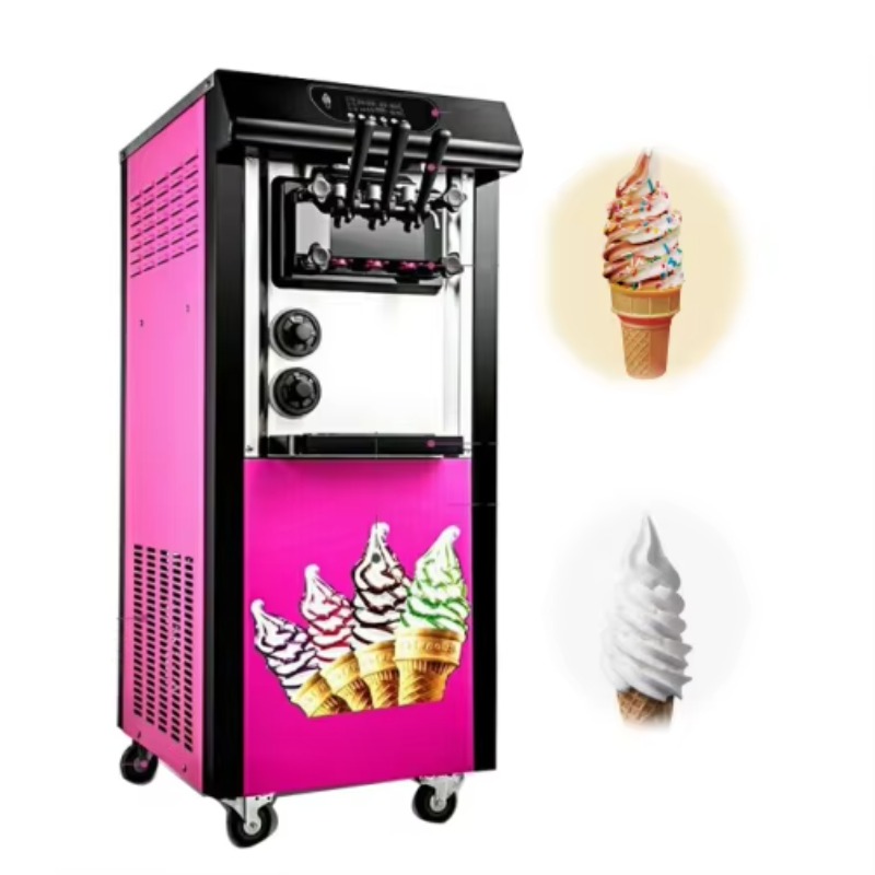Machine à crème glacée haute c - Soft Serve Ice Cream Machine 3 Flavor avis et prix
