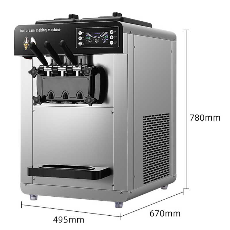Machine à crème glacée commerc - Frozen Yogurt Machine Commercial avis et prix
