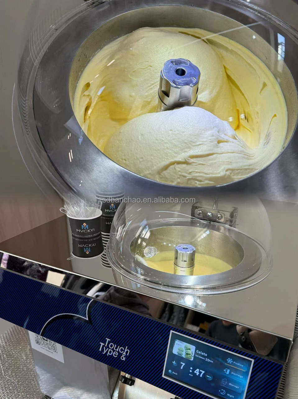 Machine à glace dure commercia - Commercial Gelato Maker Machine avis et prix