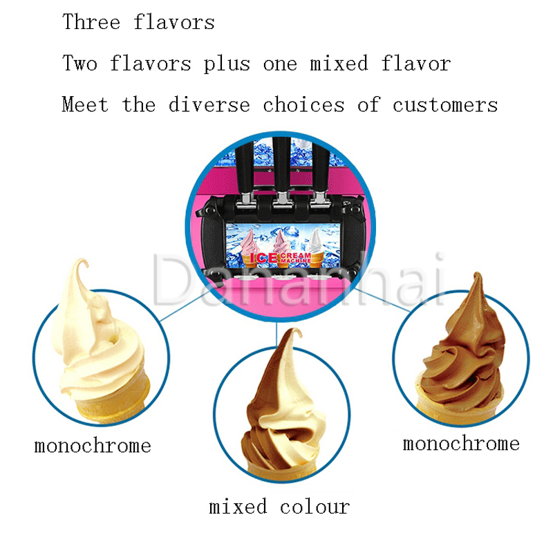Machine à glace molle commerci - Ice Cream Cone Maker Commercial avis et prix