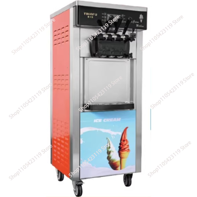 Machine à glace 20~28L/h, 3 sa - Soft Serve Ice Cream Machine 3 Flavor avis et prix