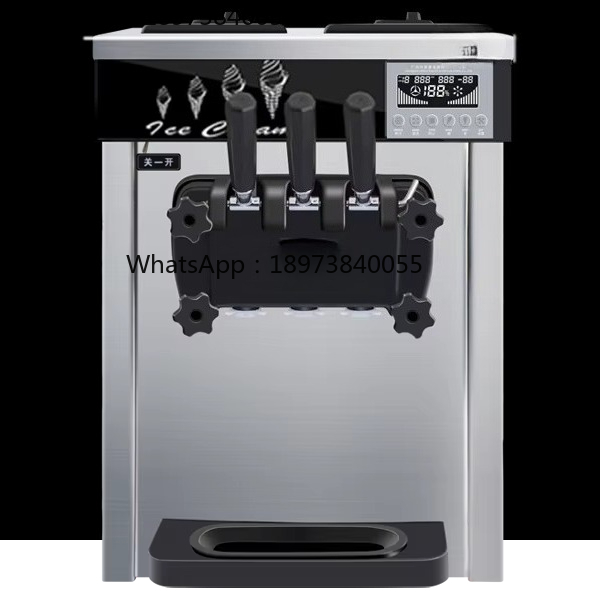 Machine commerciale de fabrica - Soft Serve Ice Cream Machine 3 Flavor avis et prix