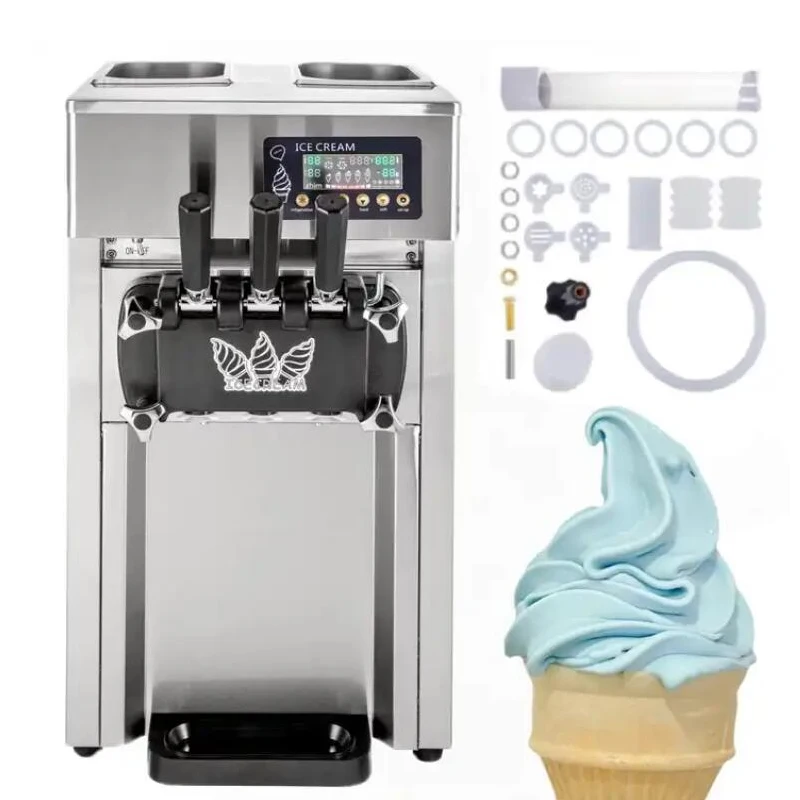 Machine à crème glacée molle d - Commercial Ice Cream Machine Countertop avis et prix