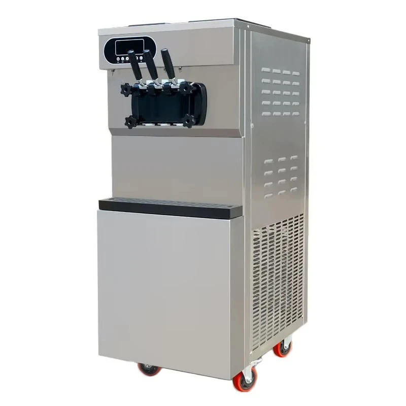 Machine à glace molle commerci - Soft Serve Ice Cream Machine 3 Flavor avis et prix