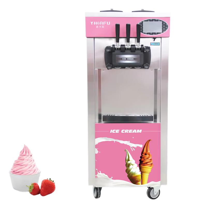 Machine à crème glacée en acie - Soft Serve Ice Cream Machine 3 Flavor avis et prix