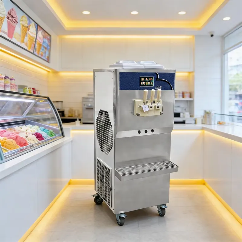 Machine commerciale à glace mo - Soft Serve Ice Cream Machine 3 Flavor avis et prix