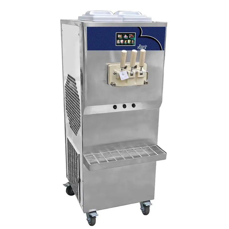 Machine commerciale à glace mo - Soft Serve Ice Cream Machine 3 Flavor avis et prix