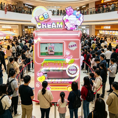 Machine à glaces 20-28L/h, 3 s - Soft Serve Ice Cream Machine 3 Flavor avis et prix