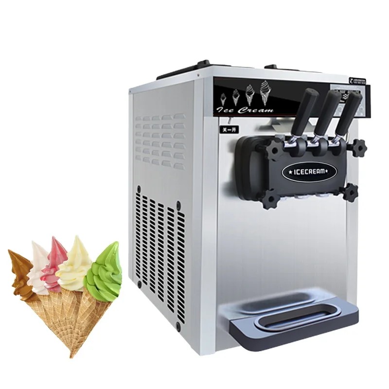 Machine à crème glacée molle n - Soft Serve Ice Cream Machine 3 Flavor avis et prix