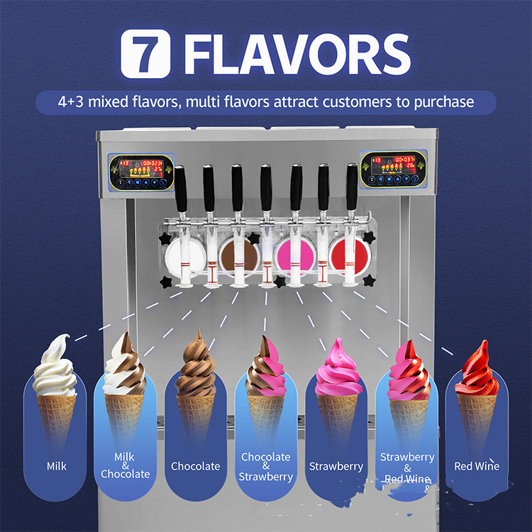 Machine à glace molle commerci - Commercial Gelato Maker Machine avis et prix