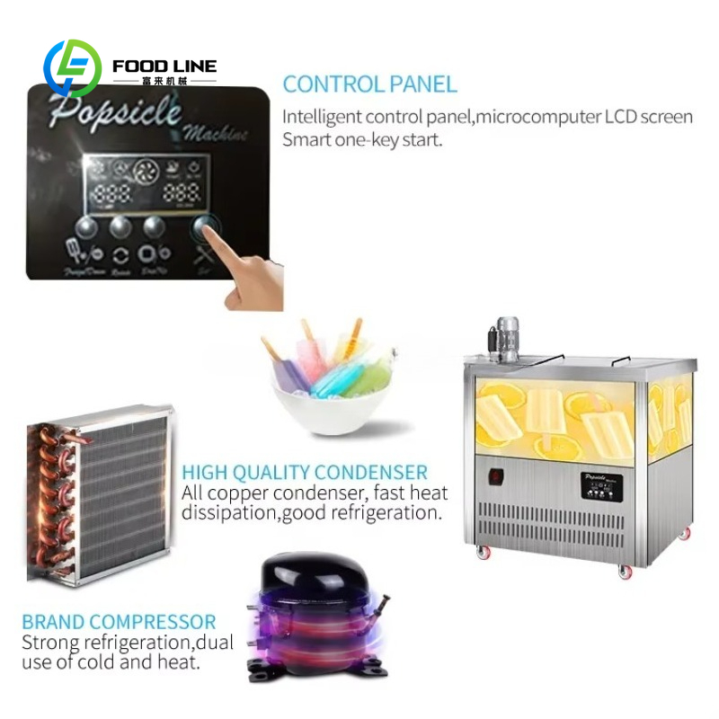 Machine à glaces sur mesure po - Commercial Popsicle Mold Maker Machine avis et prix