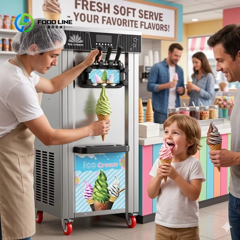 Machine à crème glacée molle p - Frozen Yogurt Machine Commercial avis et prix