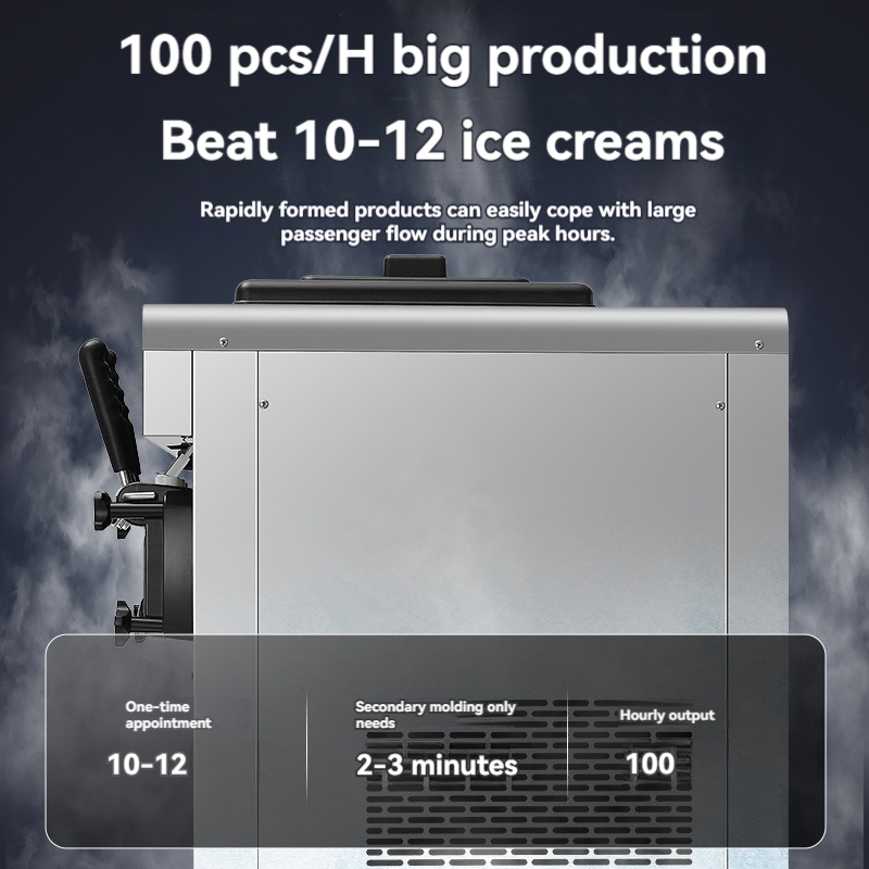 Machine à glace molle entièrem - Commercial Ice Cream Machine Countertop avis et prix