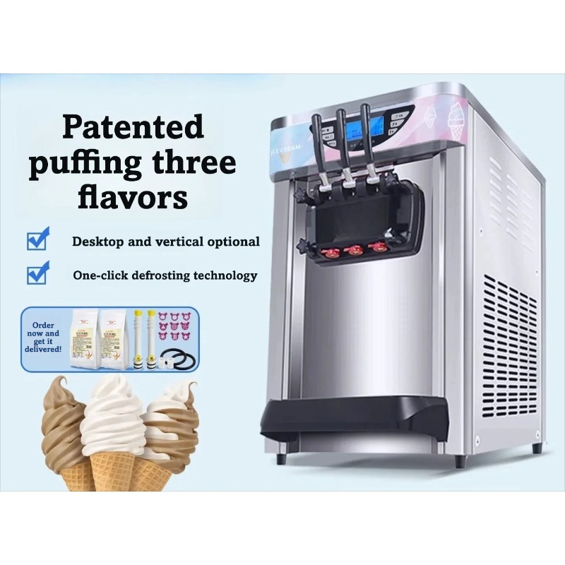 Machine à glace molle commerci - Soft Ice Cream Maker Machine Commercial avis et prix