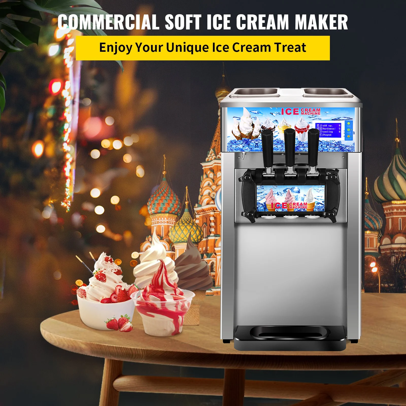 Machine à crème glacée molle c - Frozen Yogurt Machine Commercial avis et prix