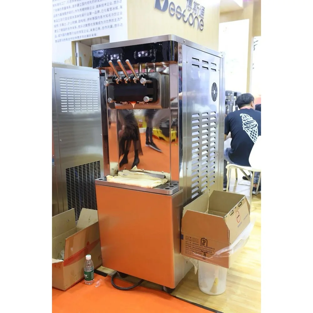 Machine à crème glacée commerc - Soft Serve Ice Cream Machine 3 Flavor avis et prix
