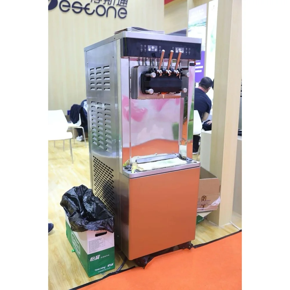 Machine à crème glacée commerc - Soft Serve Ice Cream Machine 3 Flavor avis et prix