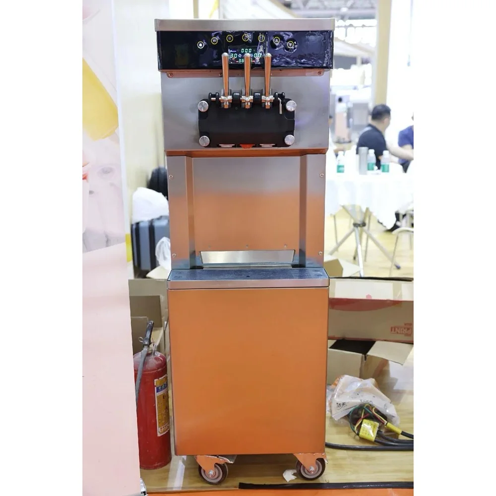 Machine à crème glacée commerc - Soft Serve Ice Cream Machine 3 Flavor avis et prix