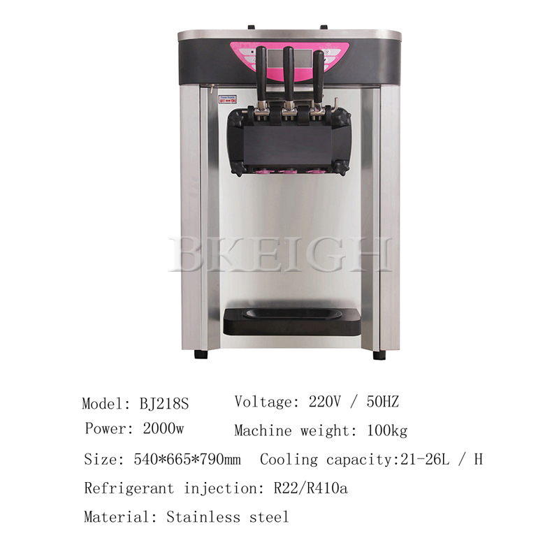 Machine à glace molle commerci - Commercial Ice Cream Machine Countertop avis et prix