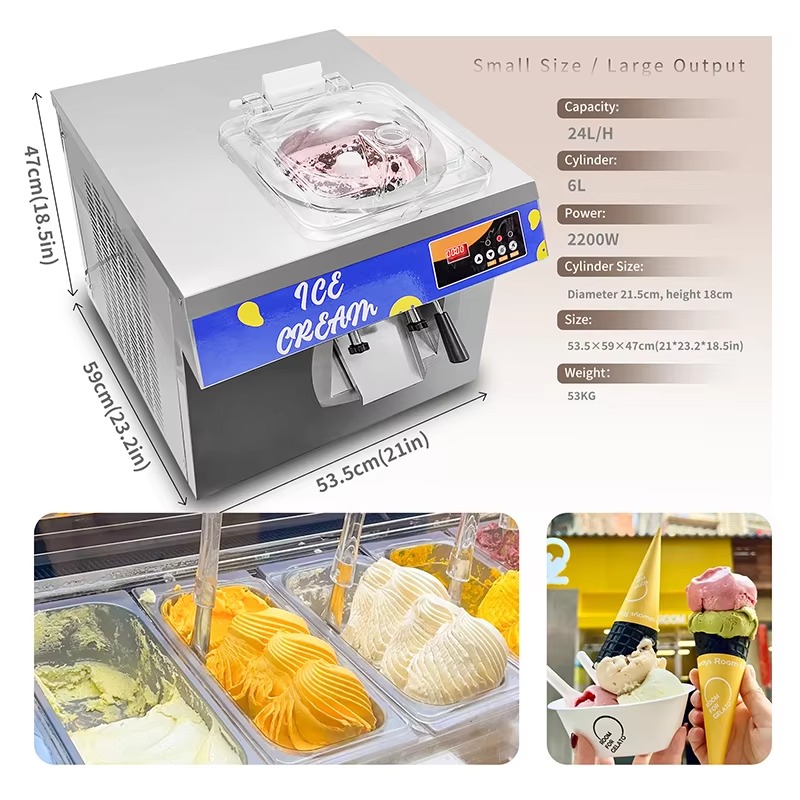 Machine à glace commerciale 20 - Commercial Gelato Maker Machine avis et prix